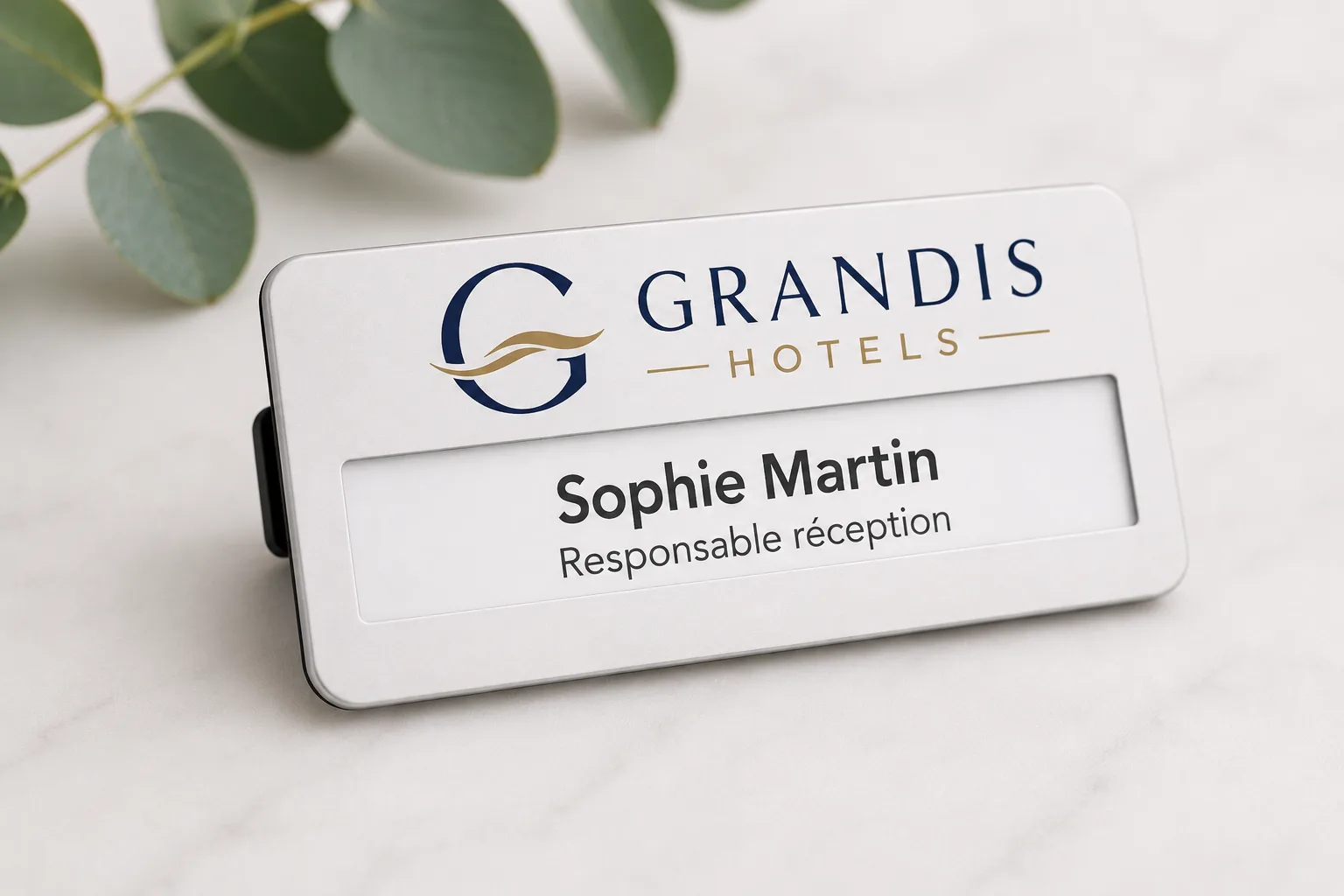 Badge acrylique réutilisable — Badge acrylique réutilisable , Recognition Express